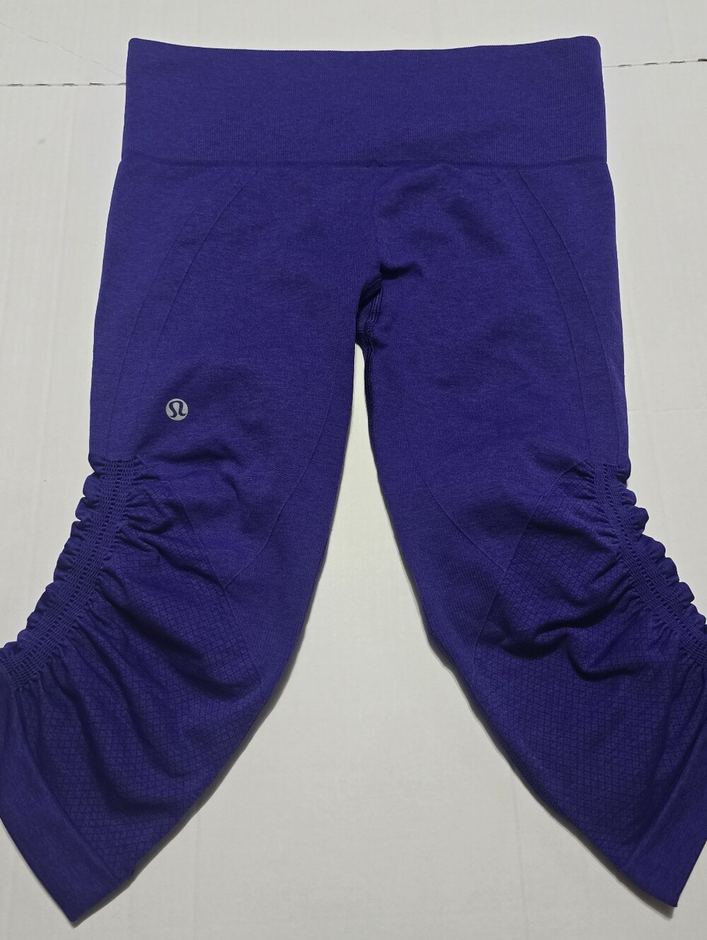 Rare/throwback lululemon Flow And Go Crop leggings in a beautiful deep purple